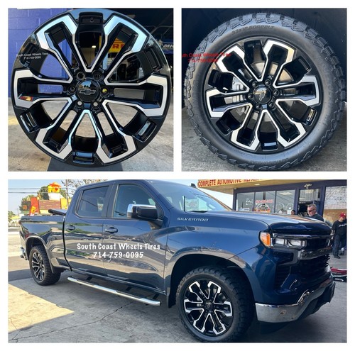 Black machine wheels - 22", 33”